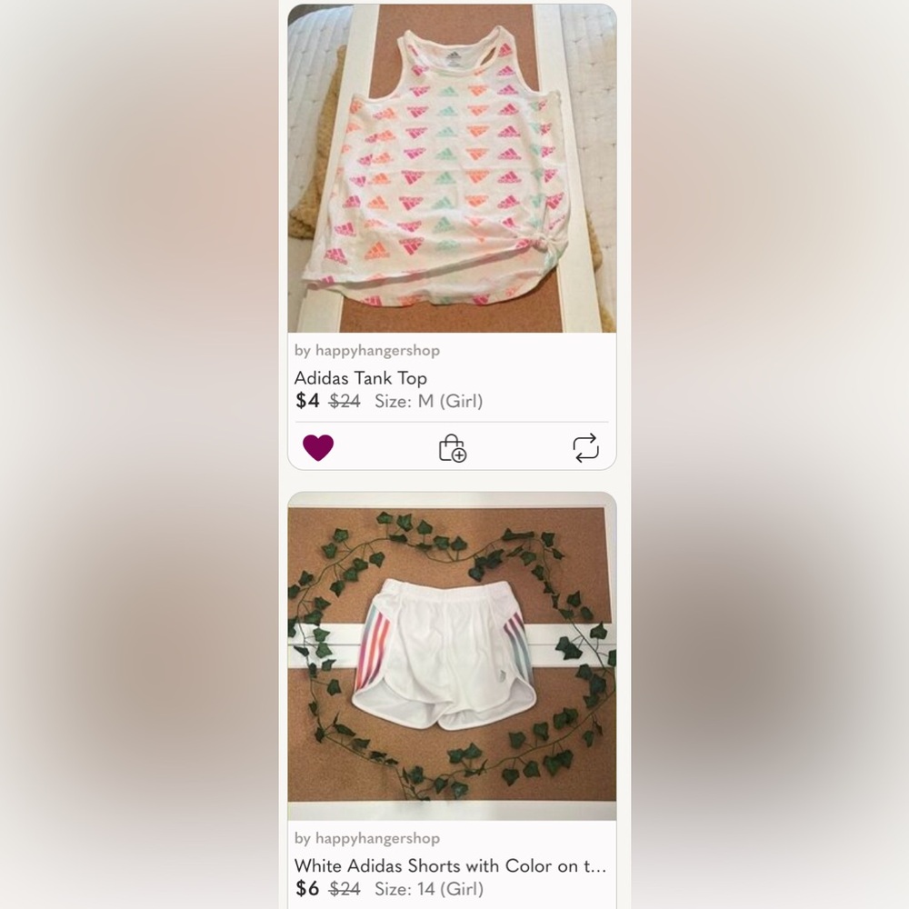 Adidas Shorts and Shirt Set